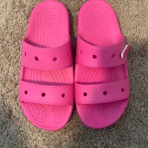 Pink Crocs